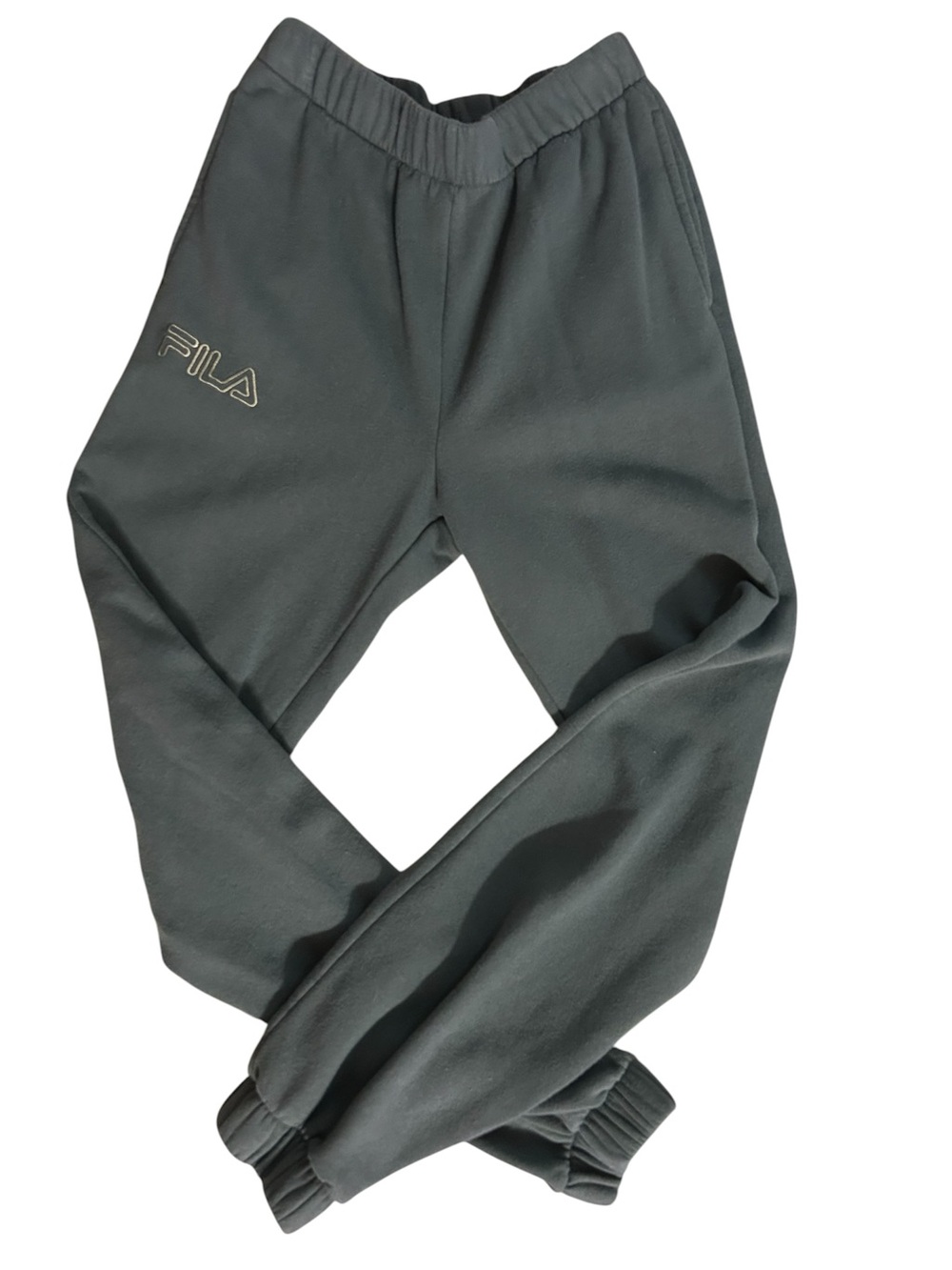 FILA embroidery cuffed joggers